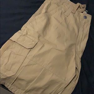 CSG khaki cargo men’s shorts